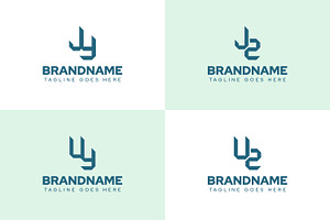 Letters JY JZ UY UZ Logo Se, a Templates & Theme by Pray Art Design Studio