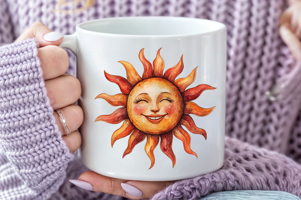 Retro Groovy Summer Clipart SVG, an Illustration by Pixels.Craft (Photo 4 of 7)