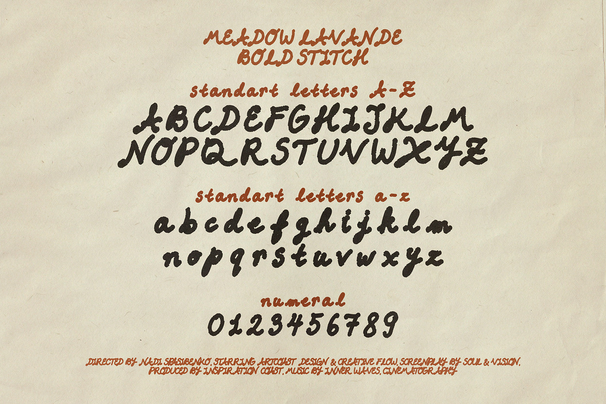 Meadow Lavande - Romantic Font, a Handwritten Font by nadispasibenko (Photo 10 of 13)