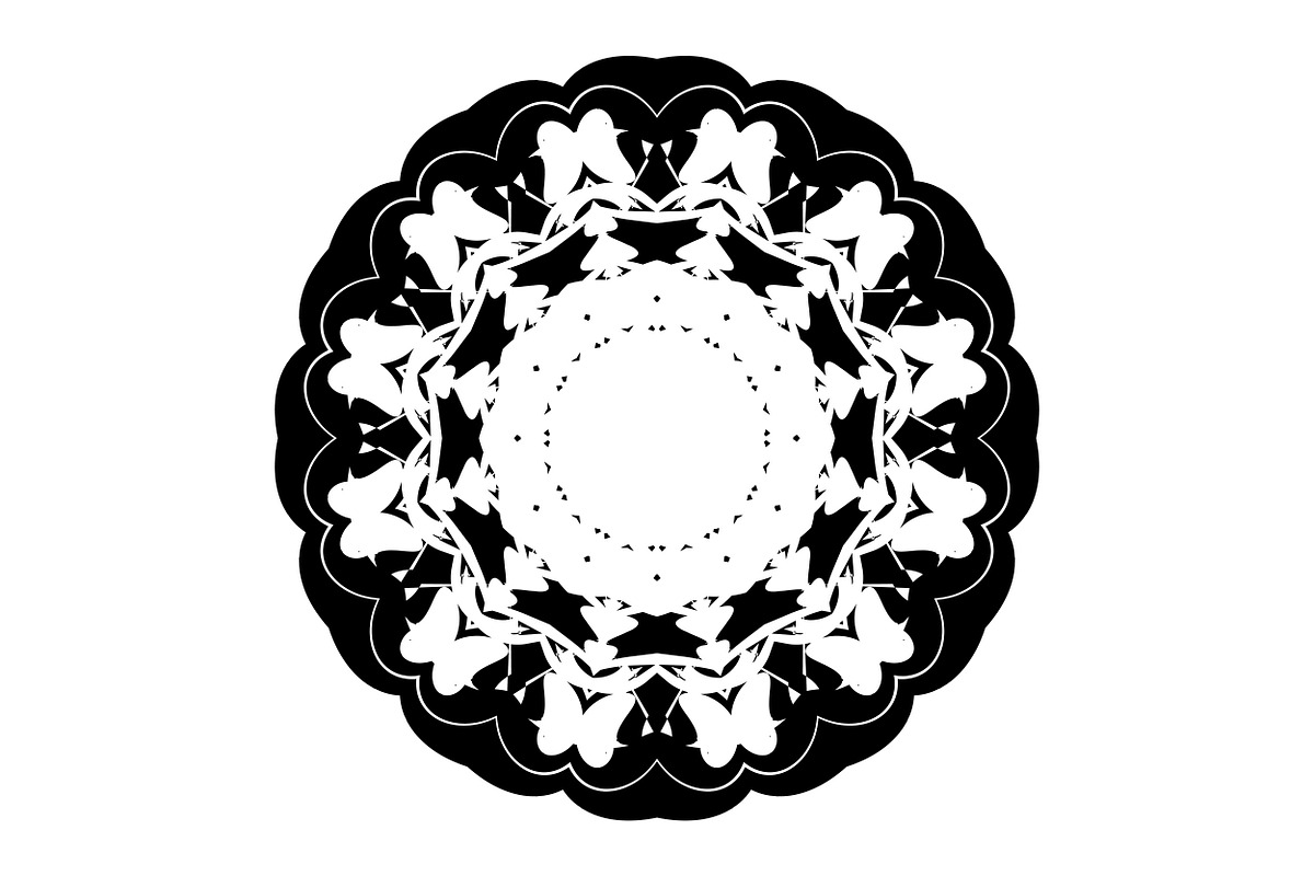 Handcrafted Mandala Design Pack, a Pattern Graphic by NJ Himel (Photo 26 of 30)