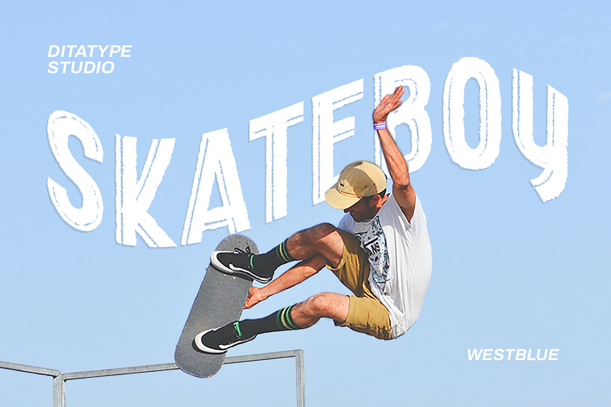 Westblue, a Sans Serif Font by Ditatype (Photo 3 of 10)