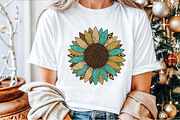 Sunflower Western PNG, an Illustration by Sublimation Artist (Thumbnail 6 of 9)