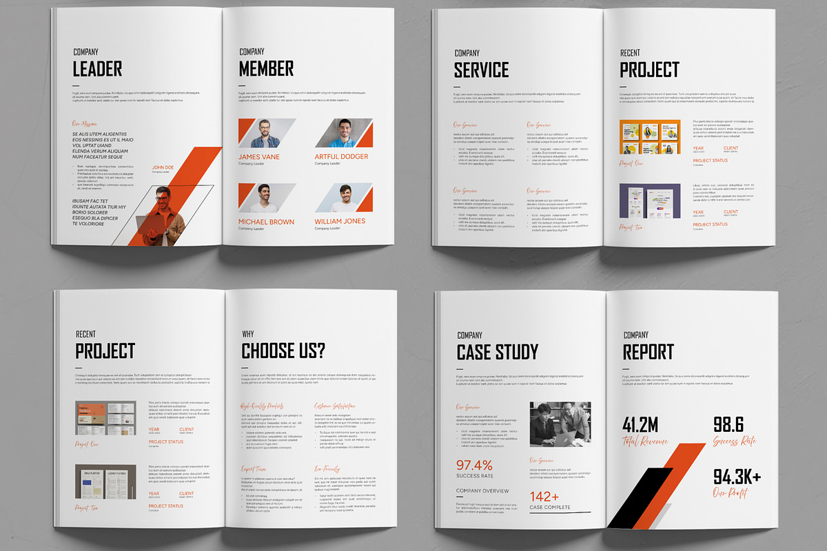 Company Profile Brochure Template, a Brochure Template by MightyDesign (Photo 3 of 6)