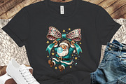 Leopard Santa Coquette Bow PNG, an Illustration by designcity5 (Thumbnail 8 of 8)
