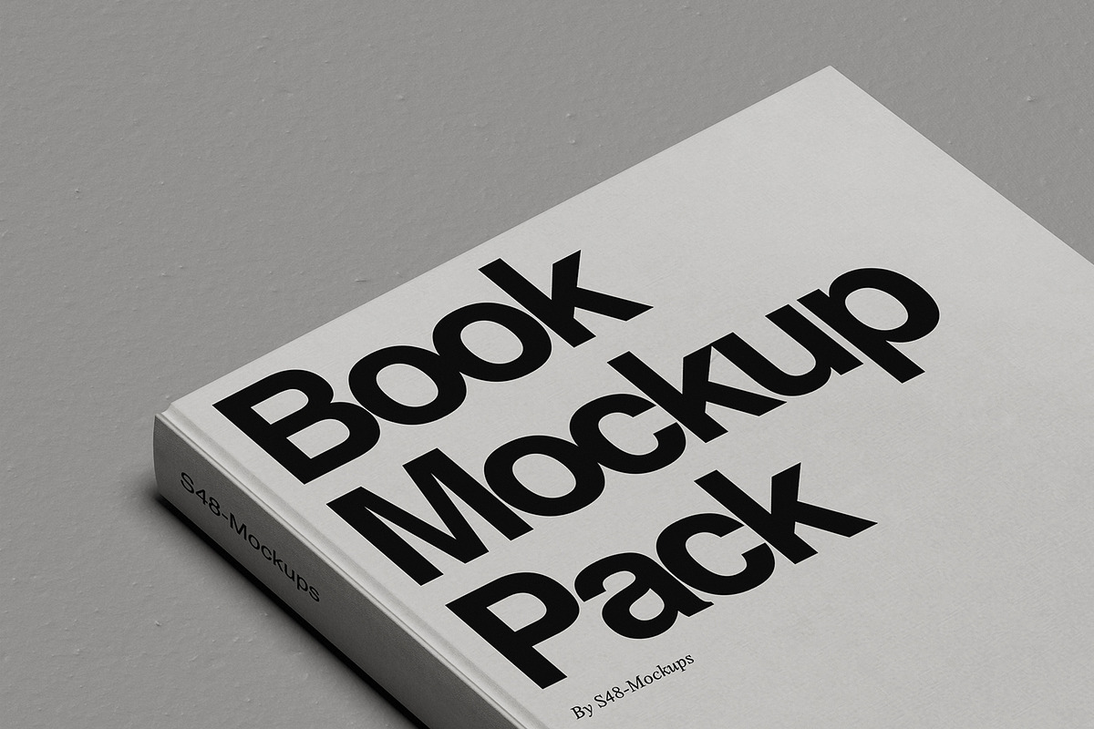 Mockup Pack - Minimal Book Covers, a Print Template by S48 Mockups (Photo 6 of 8)