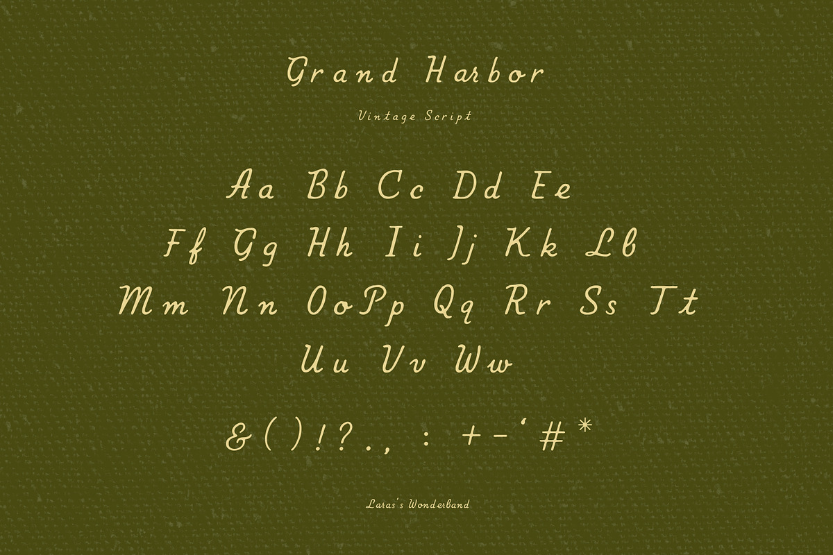 Vintage Handmade Script and Sans Duo, a Handwritten Font by Laras Wonderland (Photo 15 of 19)
