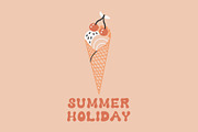 Ice Cream Groovy Font, a Sans Serif Font by AnkaDrozd (Thumbnail 5 of 8)