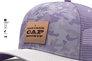 Fully Editable Trucker Hat Mockup PS, a Hat Mockup by LESZ Design (Thumbnail 5 of 8)