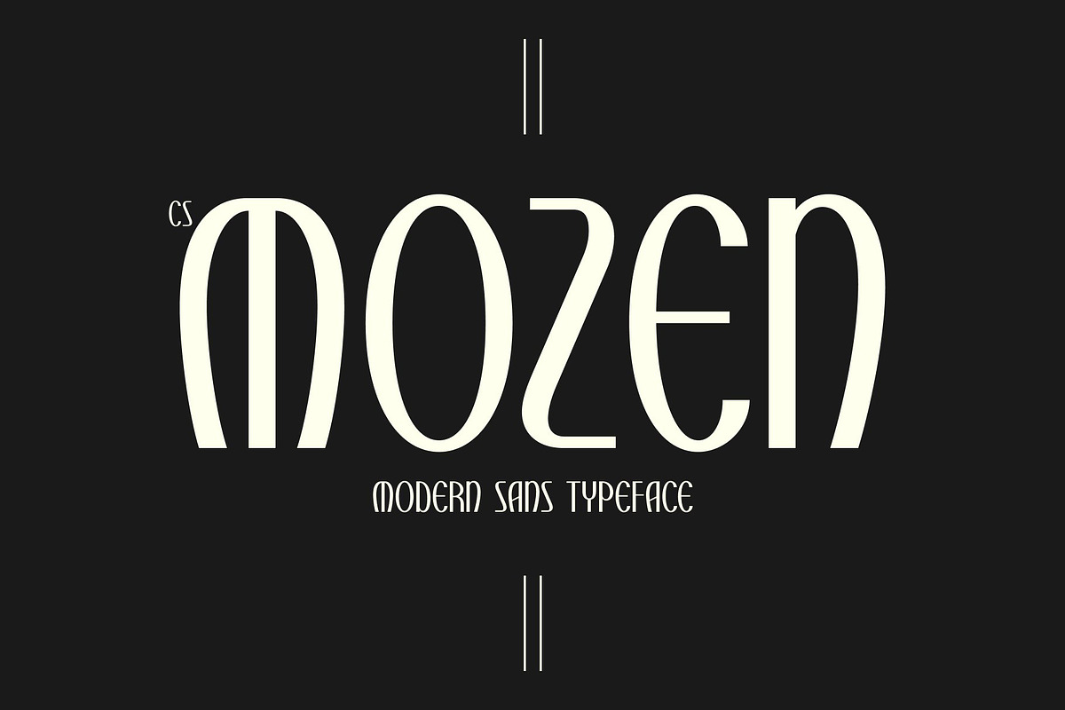 CS Mozen – Modern Sans Serif, a Sans Serif Font by Craft Supply Co. (Photo 1 of 8)