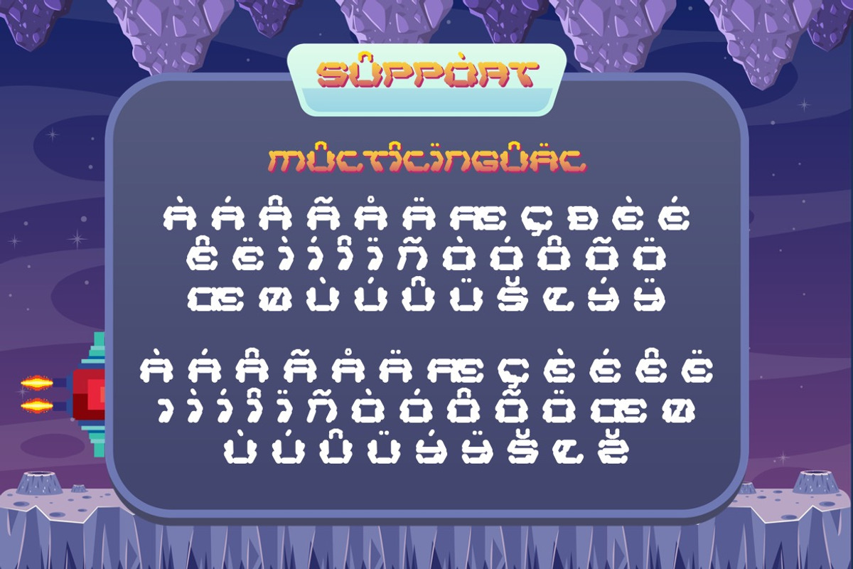 Swepiers - Pixel Gaming Font, a Font by Dhabee (Photo 2 of 15)