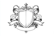 Hand-Drawn Heraldic Shield and Ribbo, a Graphic by Creativeshirt (Thumbnail 9 of 10)