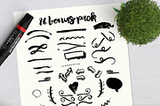 Wonderlove Doodle (4 Fonts)+Extra, a Script Font by Fortunes Co (Thumbnail 14 of 14)
