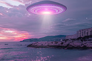 97 UFO objects flying in the sky, a Transportation Photo by Handmadefont (Thumbnail 95 of 101)