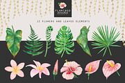 FLAMINGO PARADISE watercolor set, an Illustration by Natali Smolova (Thumbnail 9 of 11)