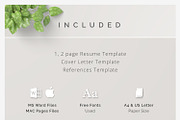 Modern 2 Page Resume Template, a Resume Template by DemeDesign (Thumbnail 5 of 5)