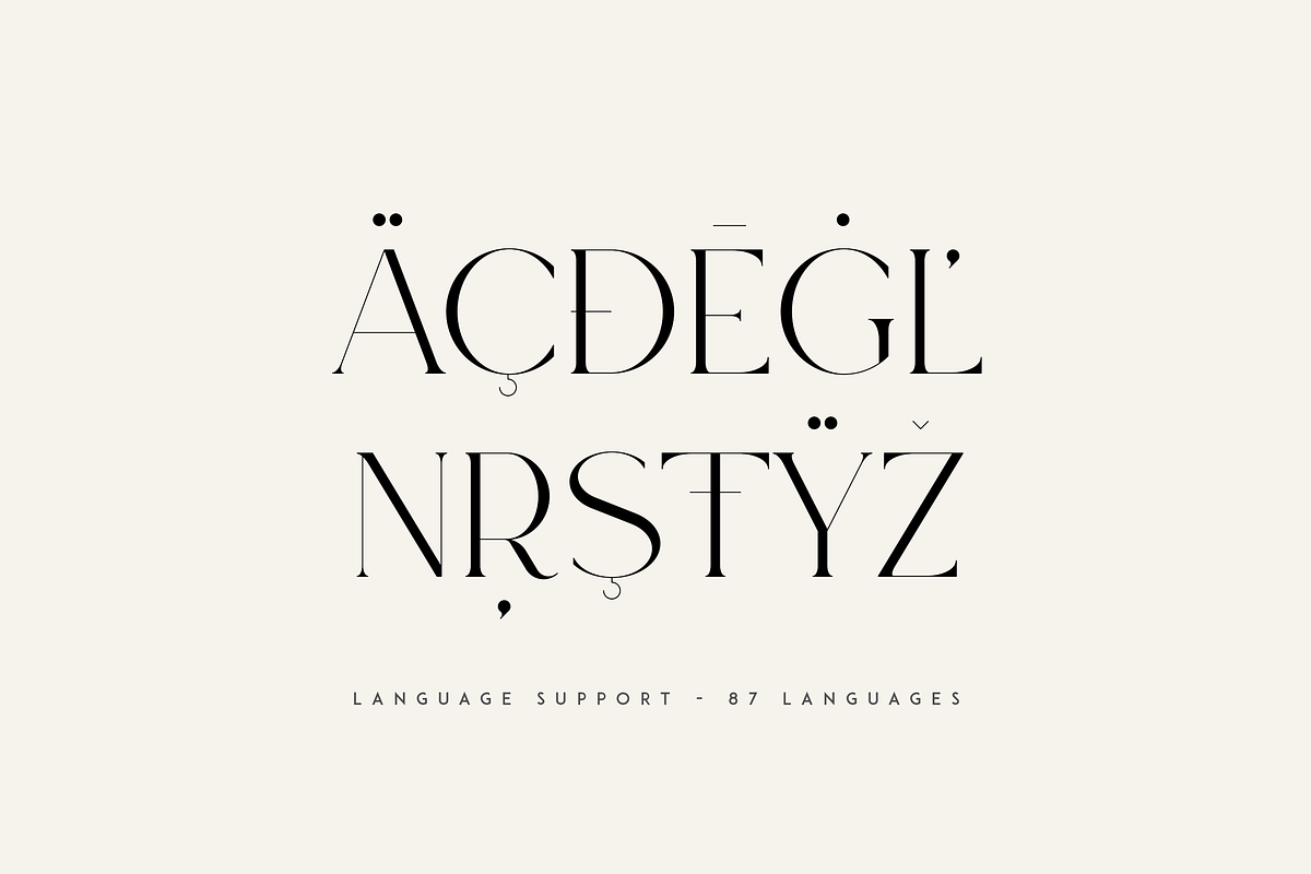 Sun Type Creative logo font, a Serif Font by VP Fonts (Photo 8 of 18)