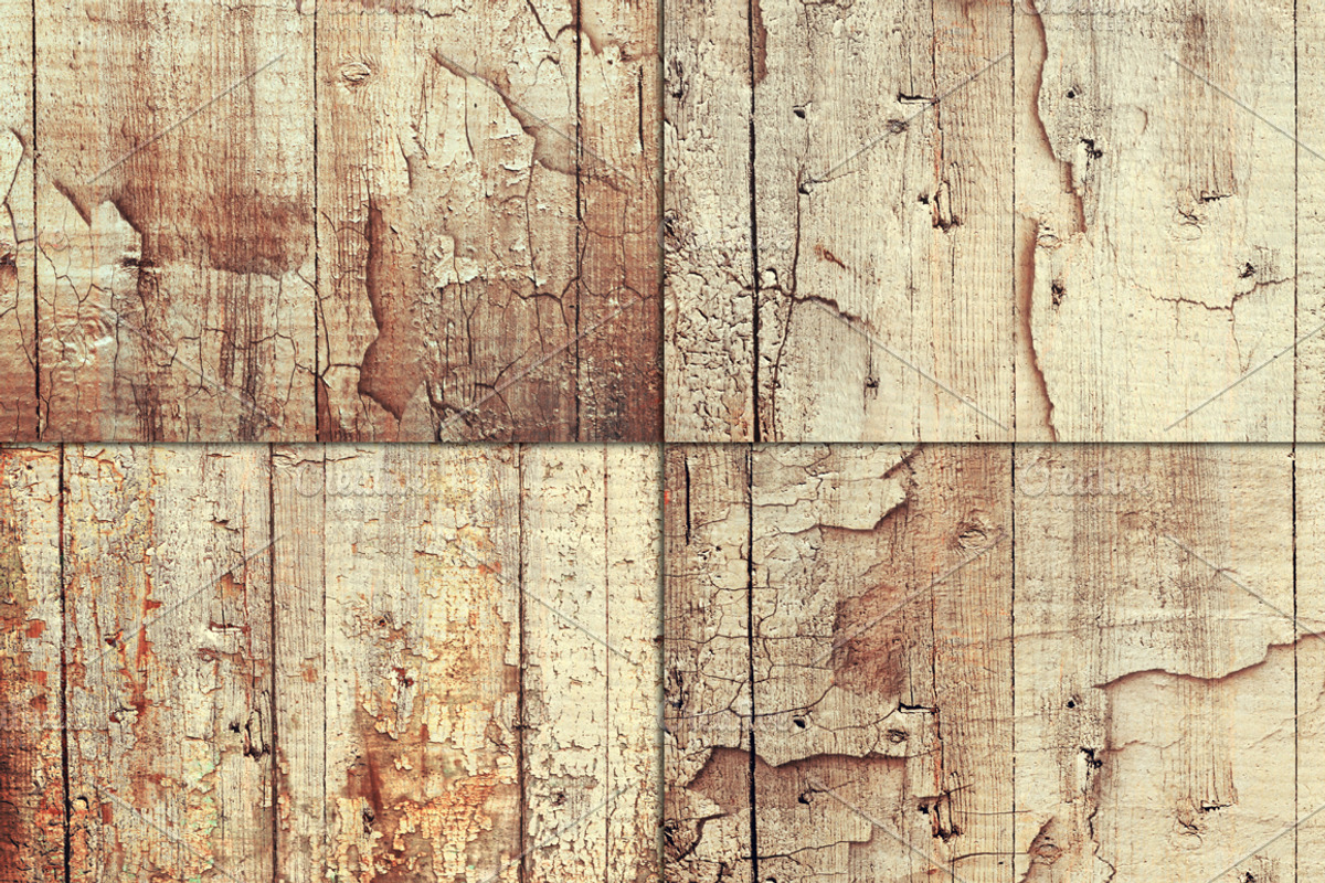 Distressed painted wood texture preview 2