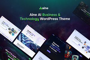 Aine – AI Business Technology Theme