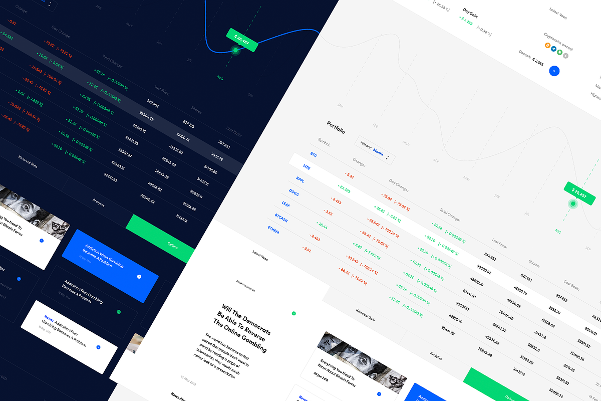 Coinsta Dashboard UI Kit, an UI Kit Template by EpicShop (Photo 2 of 3)