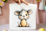 Cute Easter Bunny Clipart, an Illustration by Libby Wishes (Thumbnail 7 of 9)