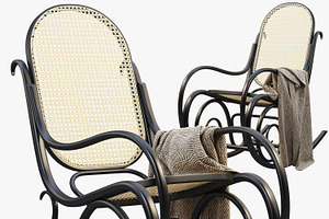 Schaukelstuhl Lounge Chair 3d Model