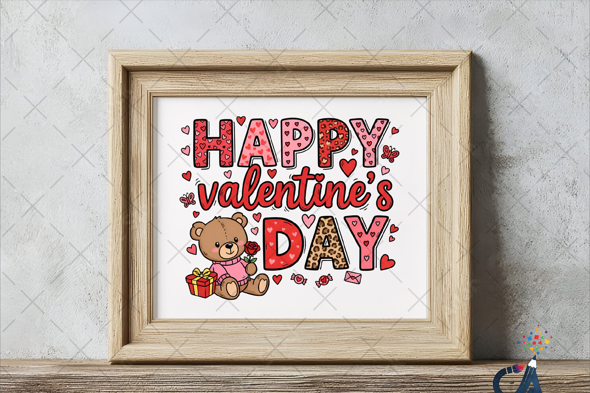 Happy Valentine's Day Png, an Illustration by Creative Art (Photo 2 of 6)