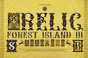 Relic forest island III,, a Slab Serif Font by Bramcreative (Thumbnail 10 of 10)