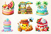 Summer Baking Clipart, an Illustration by Dream Creation (Thumbnail 2 of 5)