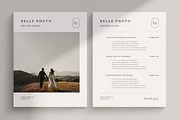 Photography Simple Price Guide Canva, a Marketing Template by frommakertomaker (Thumbnail 2 of 6)