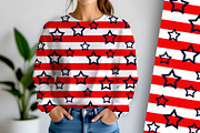 Fourth of July Blue Star Burst, a Background Graphic by Sharon Schwalbe (Thumbnail 1 of 7)