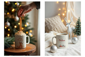 Christmas Mug Mockups