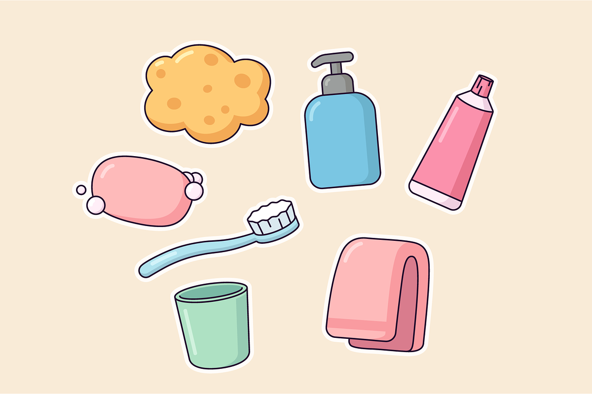 Set of bathroom accessories, an Illustration by Cmeree (Photo 3 of 3)