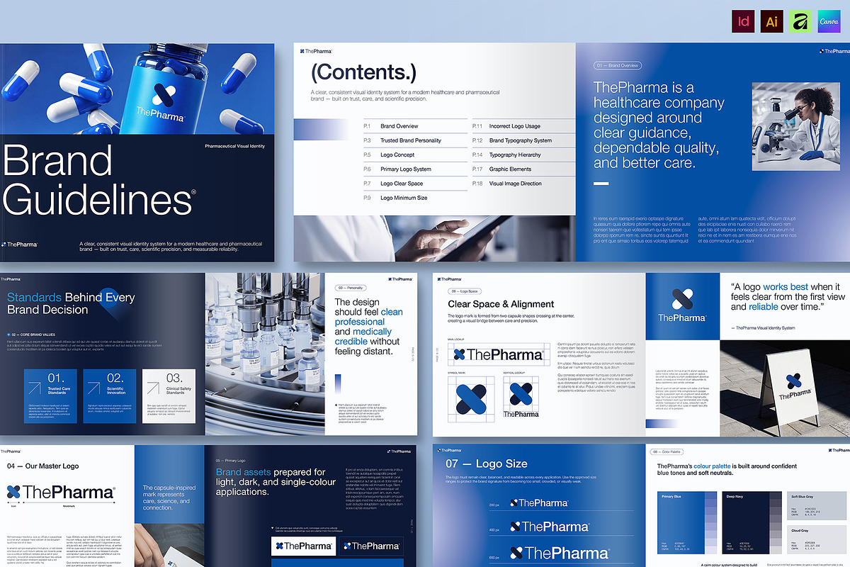 Brand Style Guide Brochure Template, a Brochure Template by BrandPacks (Photo 1 of 7)