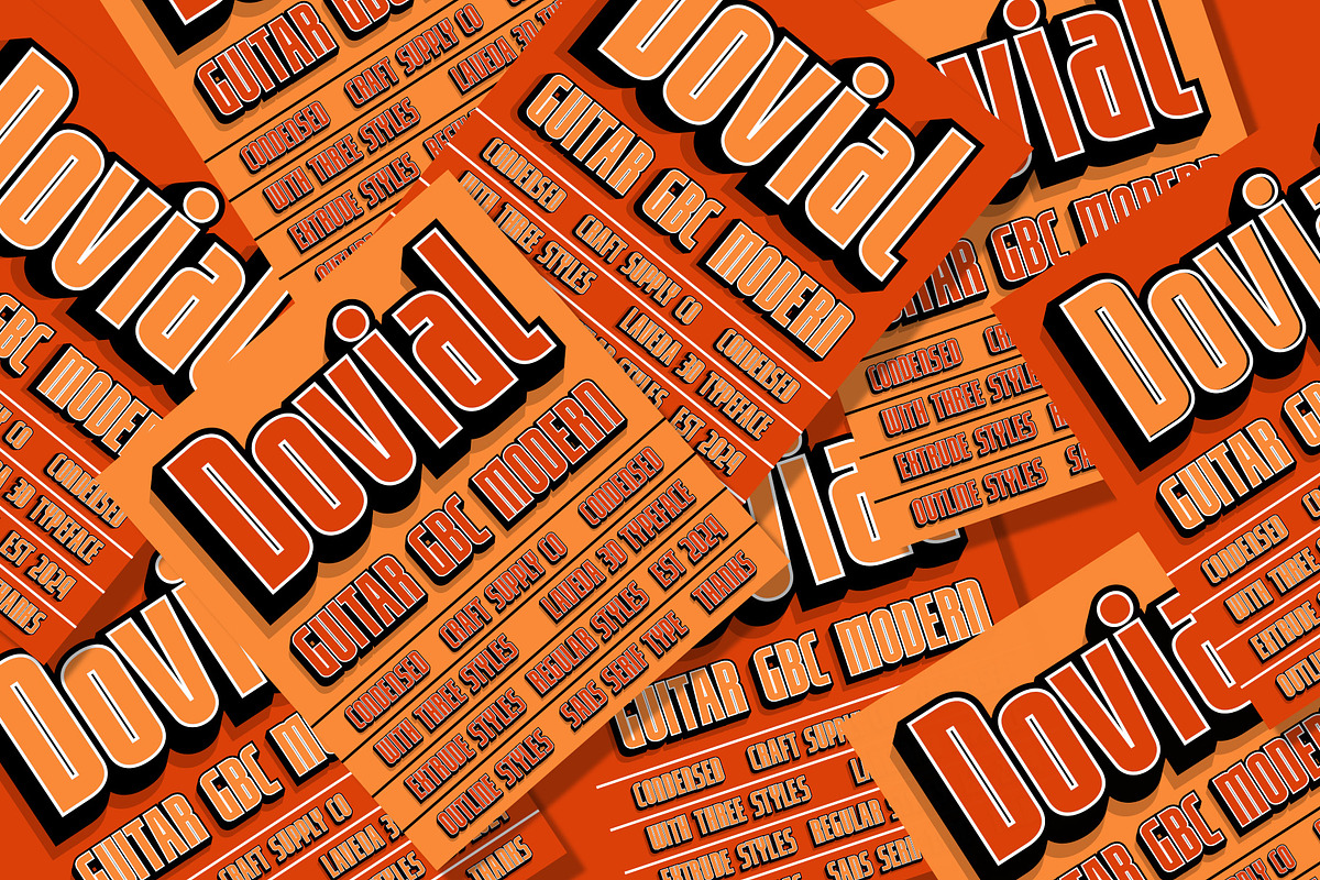 Laveda 3D, a Sans Serif Font by Craft Supply Co. (Photo 7 of 8)