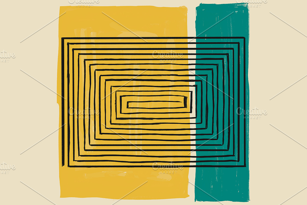 6-Hand Drawn Vintage Patterns, a Pattern Graphic by sergiowashere (Photo 5 of 9)