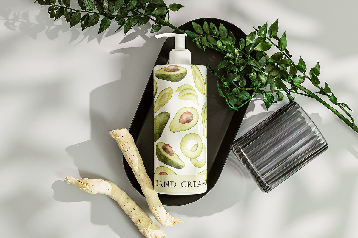 Avocado watercolor set, a Food Illustration by Daryartsy (Photo 5 of 5)