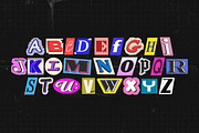 RANSOM ALPHABET FONT, an Object Graphic by BonkiStudio (Thumbnail 4 of 6)