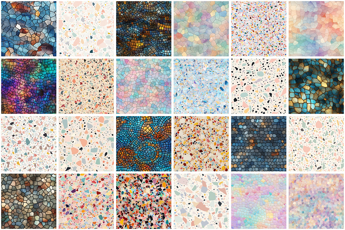 Terrazzo Seamless Pattern, a Pattern Graphic by Forhadx5 (Photo 4 of 6)