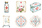Nurse Life Postage Stamp PNG, a Seasonal Illustration by Designking (Thumbnail 5 of 5)