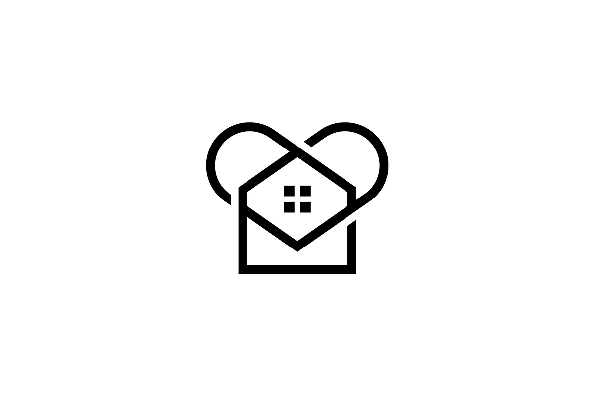 Modern Love with House Logo, a Branding & Logo Template by Luxury Logos (Photo 3 of 4)