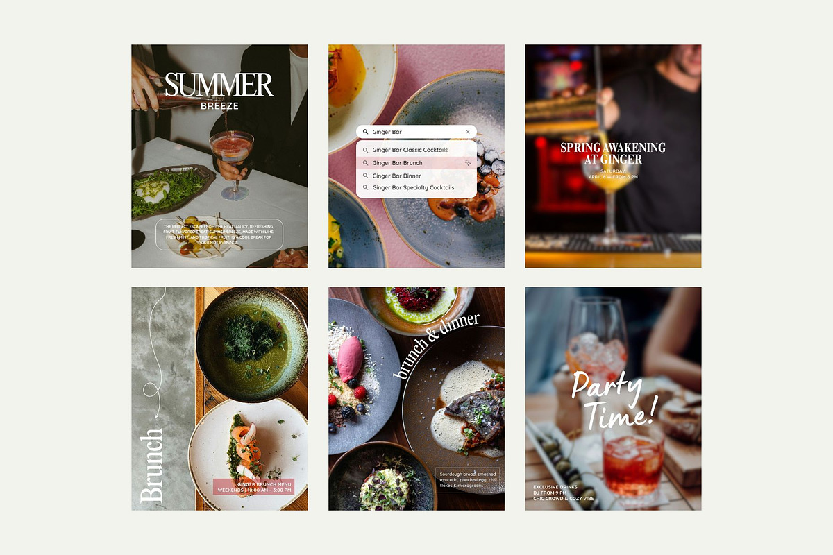 Ginger Bar Templates | Canva preview 5