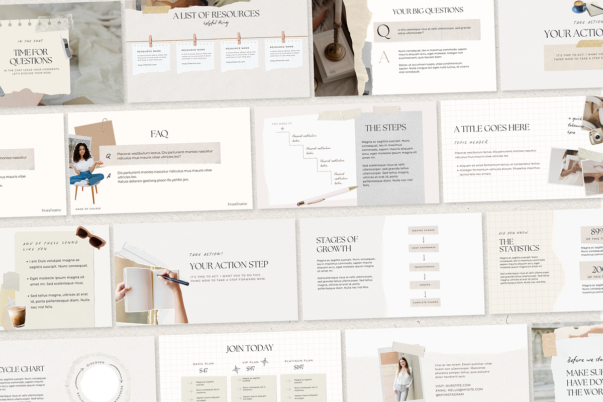 Scrapbook Webinar Course Slide Deck preview 3