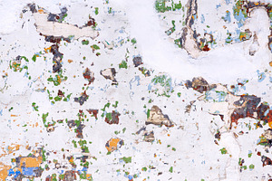 Multicolored Vintage Painted Wall Background, a Background Photo by THP Creative