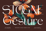 Stogne Gesture Modern Luxury Font, a Sans Serif Font by timelesstype.co (Thumbnail 1 of 20)