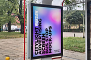 Warsaw Citylight Ad Bus Stop 12 v1, an Advertising Mockup by Graphic Shelter (Thumbnail 3 of 8)