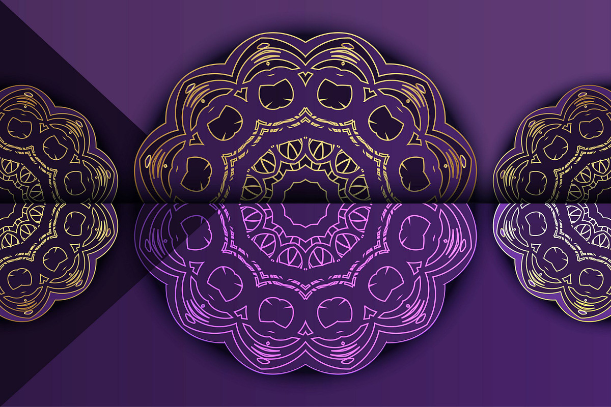 Mandala Circular Pattern Vector Pack, a Background Graphic by NJ Himel (Photo 37 of 95)