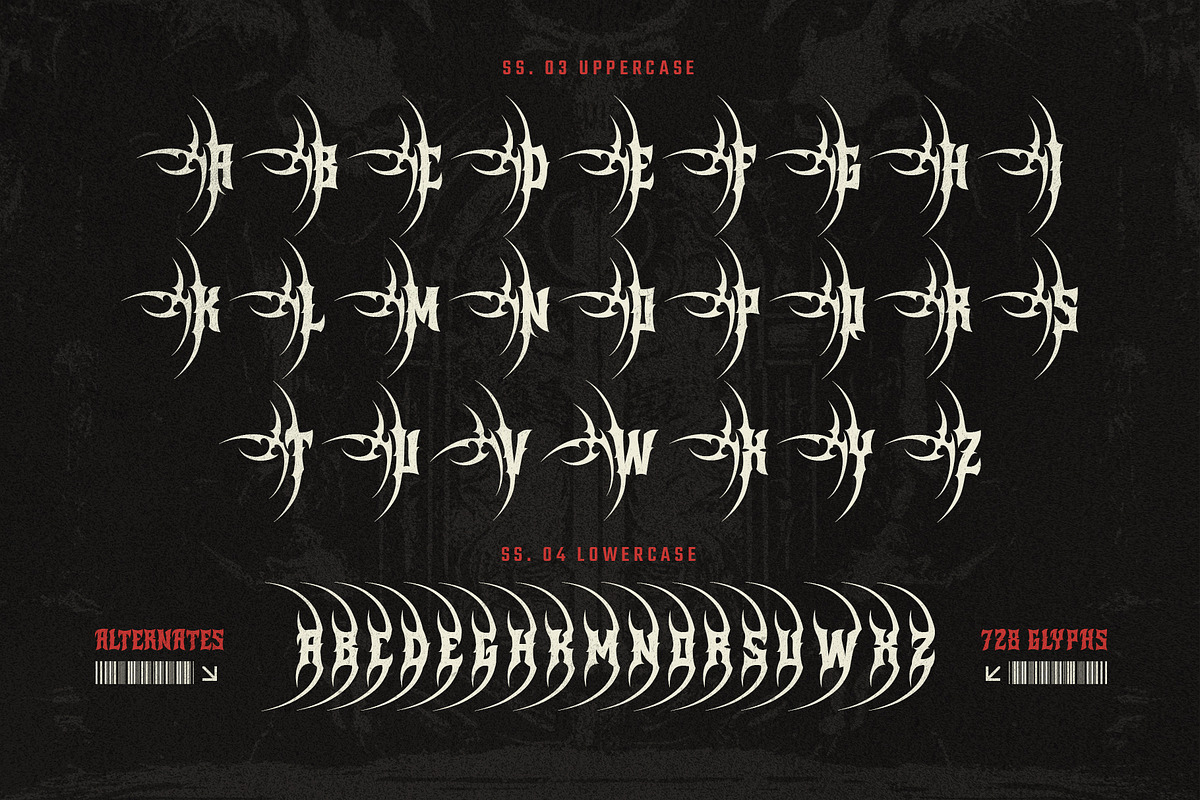 Red Band Typeface, a Blackletter Font by alit design (Photo 14 of 17)