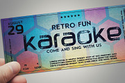 Stylish retro ticket, a Card Template by Tzochko (Thumbnail 3 of 5)