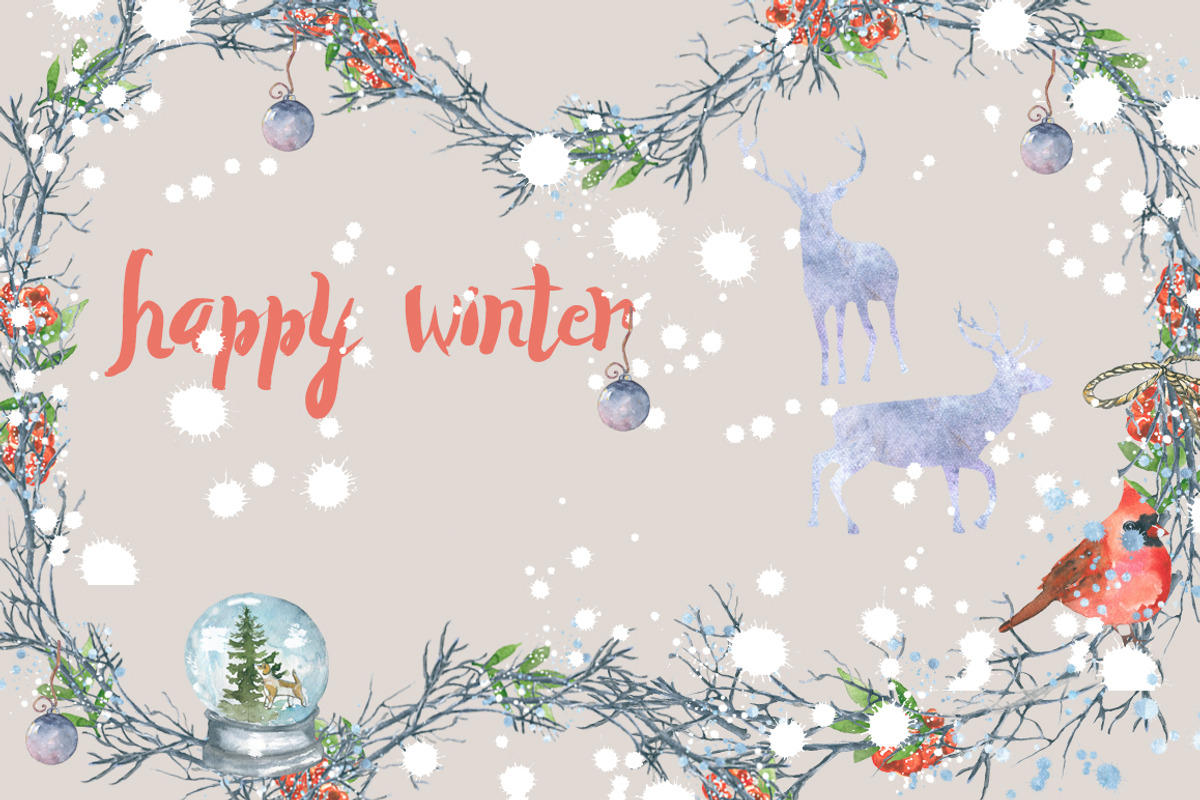 The winter, an Animal Illustration by JuliaFast (Photo 10 of 10)
