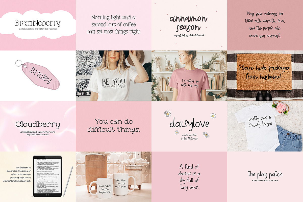 Goodnotes Font Bundle Volume 2, a Handwritten Font by Beck McCormick (Photo 3 of 10)